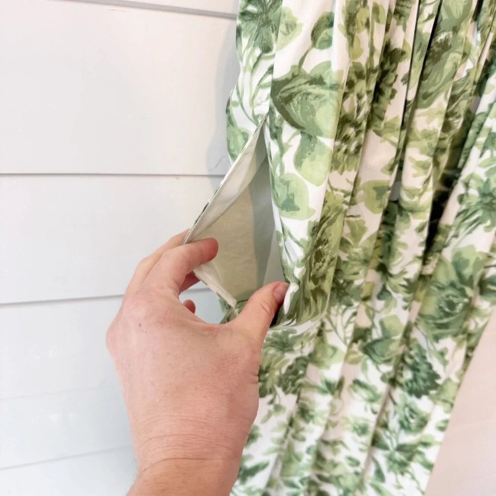 Abercrombie & Fitch | Emerson Poplin Wide Strap Midi Dress green floral Small - Picture 8 of 11